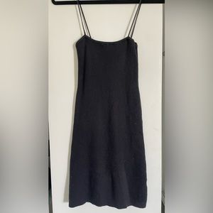 Black Brandy Melville ribbed dress
